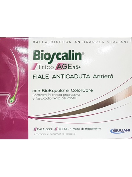 Bioscalin® TricoAGE 45+ Fiale Anticaduta Antietà X 10 FLAKON - GIULIANI