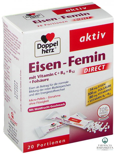 EISEN - FEMIN DIRECT x 20 BUSTINA (HEKUR & AC.FOLIK) - DOPPEL HERZ®