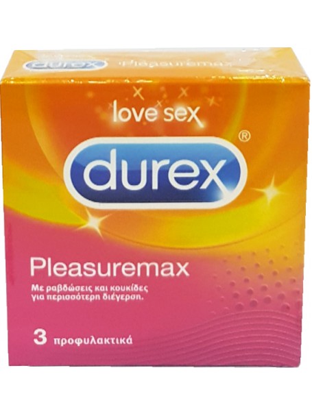 PROFILAKTIK DUREX PLEASUREMAX X 3 COPE - DUREX® LOVE SEX