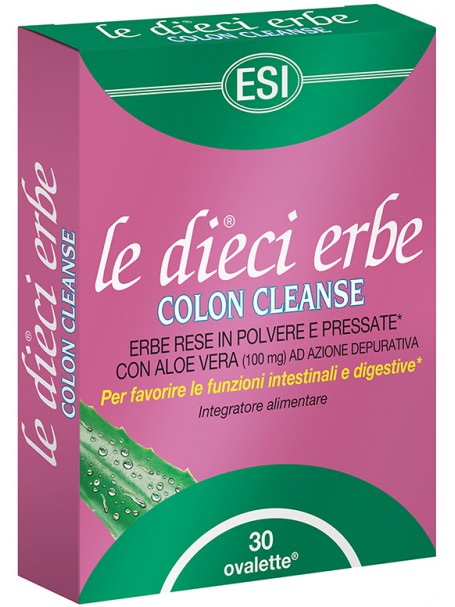 LE DIECI ERBE COLON CLEANSE  x 30 TAB - ESI