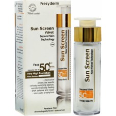 SUN SCREEN VELVET FACE 50 ml - SPF 50 - FREZYDERM