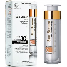 SUN SCREEN VELVET FACE 50 ml - SPF 30 - FREZYDERM
