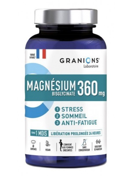 MAGNESIUM BISGLYCINATE 360mg - GRANIONS