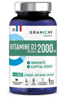 VITAMINE D3 VEGETALE 2000 UI - GRANIONS