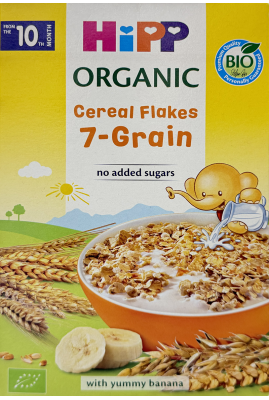 DRITHERA HIPP ORGANIC CEREAL FLAKES 7-GRAIN