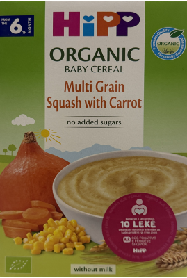 DRITHERA HIPP MULTI GRAIN SQUASH WITH CARROT
