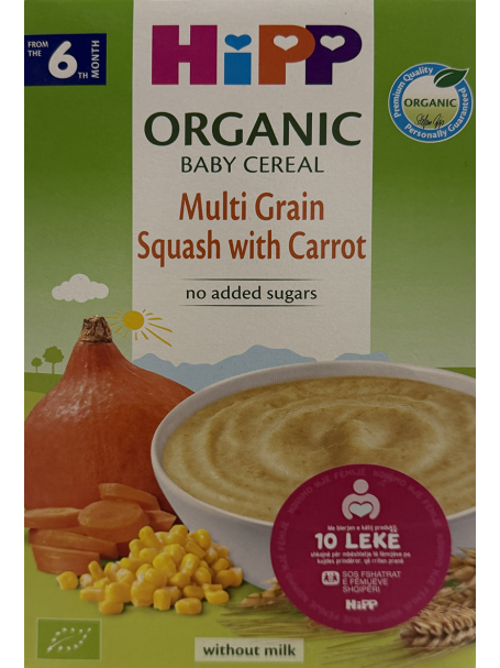 DRITHERA HIPP MULTI GRAIN SQUASH WITH CARROT
