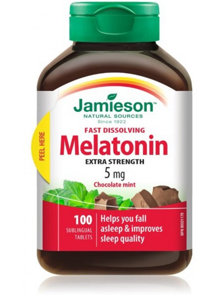 MELATONIN 5 mg X 100 TABLETA TË SHKRISHME - JAMIESON