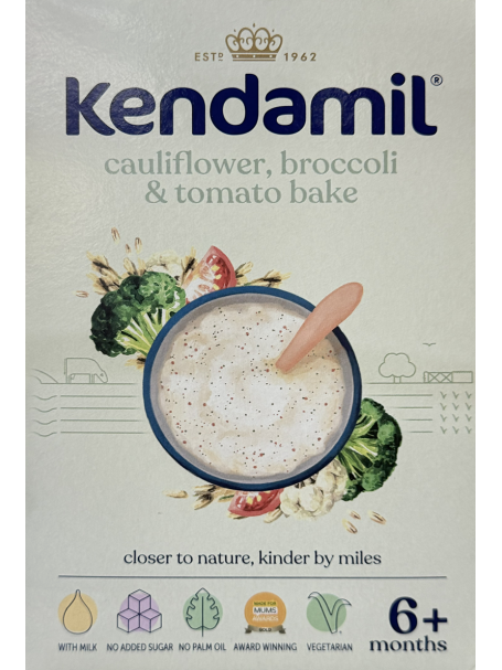 KENDAMIL CAULIFLOWER, BROCCOLI AND TOMATO BAKE