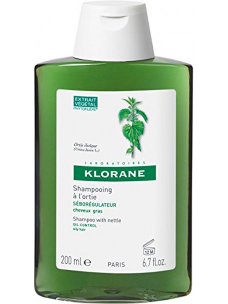 SHAMPOO WITH NETTLE - OIL CONTROL - SHAMPO ME HITHER 400 mL - KLORANE