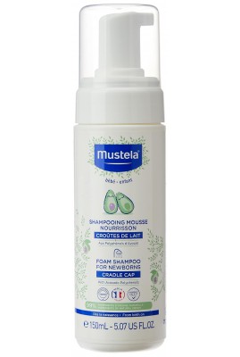 MUSTELA FOAM SHAMPOO FOR NEWBORNS CRADLE CAP 150ml