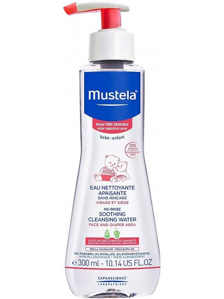 MUSTELA NO RINSE SOOTHING CLEANSING WATER 300ml
