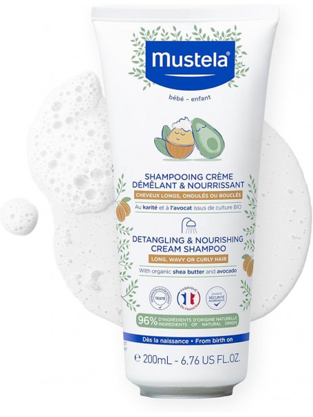 MUSTELA DETANGLING & NOURISHING CREAM SHAMPOO 200ml