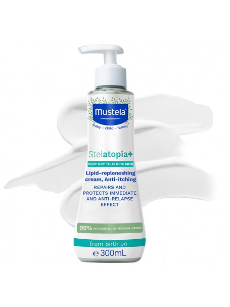 MUSTELA STELATOPIA+ LIPID-REPLENISHING CREAM ANTI-ITCHING 300ml