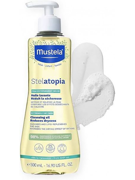 MUSTELA STELATOPIA CLEANSING OIL ANTI-ITCHING 500ml