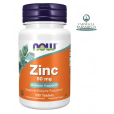 ZINC 50 mg X 100 TAB - NOW