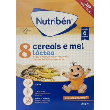 NUTRIBEN 8 CEREAIS E MEL LACTEA