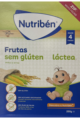 NUTRIBEN FRUTAS SEM GLUTEN LACTEA