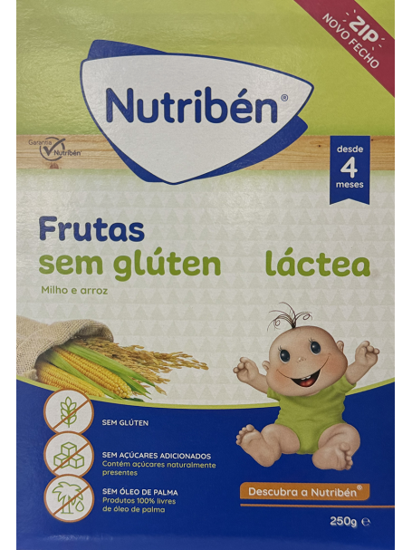 NUTRIBEN FRUTAS SEM GLUTEN LACTEA