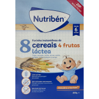 NUTRIBEN 8 CEREAIS 4 FRUTAS LACTEA