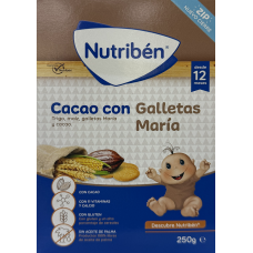 NUTRIBEN CACAO CON GALLETAS MARIA 250g