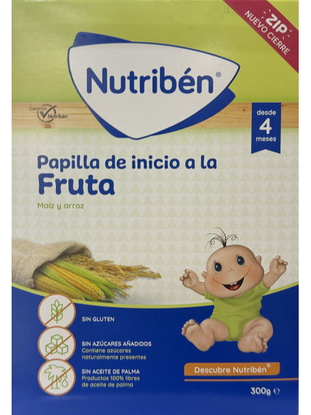NUTRIBEN PAPILLA DE INICIO A LA FRUTA