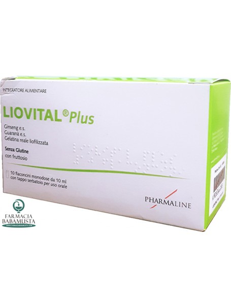 LIOVITAL® PLUS x 10 FLACONCINI - PHARMALINE