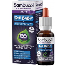 SAMBUCOL DROPS FOR BABY + NATURAL VITAMIN C - 30 mL