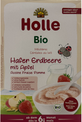 HOLLE BIO HAFER ERDBEERE MIT APFEL