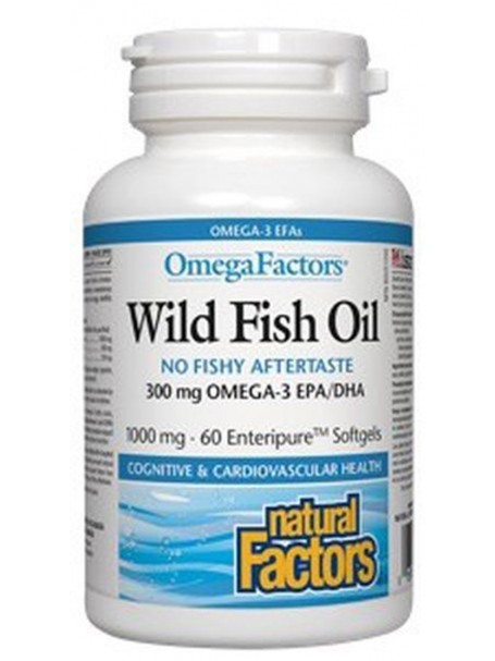 WILD FISH OIL X 60 PERLA - NATURAL FACTORS