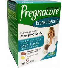 PREGNACARE® BREAST-FEEDING AFTER PREGNANCY DUAL PACK (VITAMINS, MINERALS, OMEGA 3) 84 TAB/CAPS - VITABIOTICS