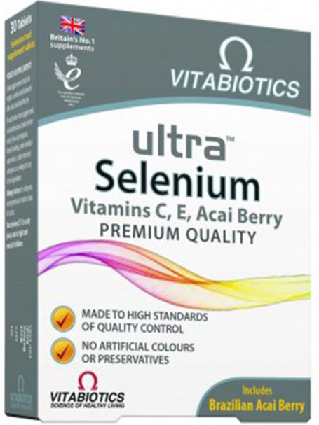 ULTRA SELENIUM VITAMINS C, E, ACAI BERRY - VITABIOTICS